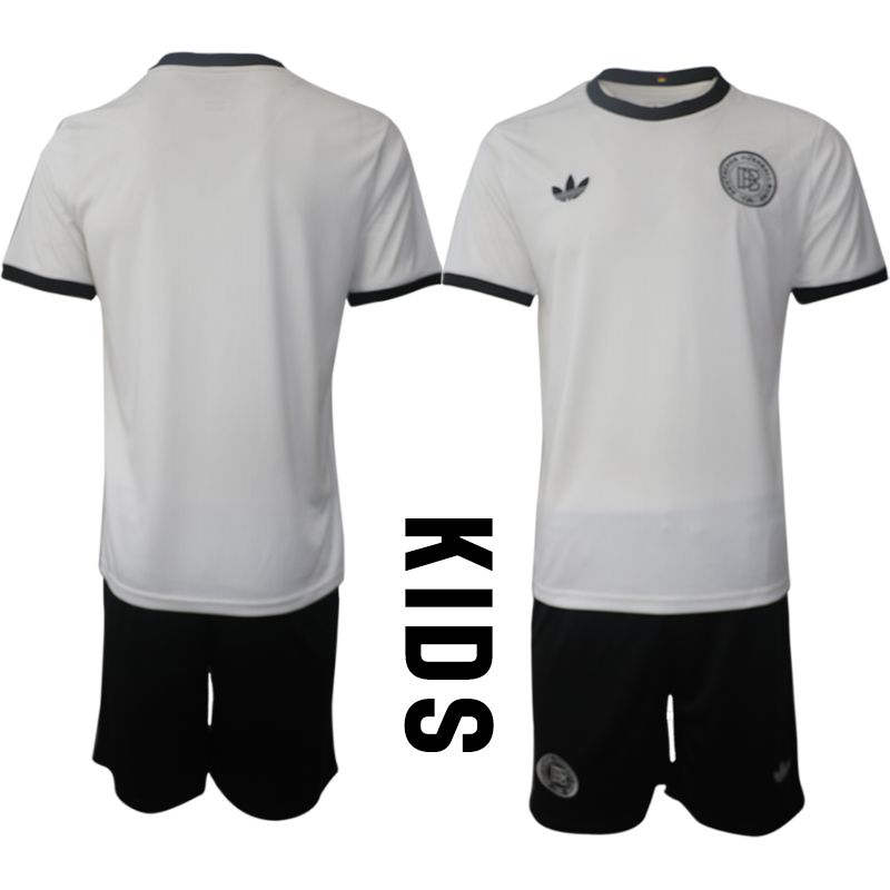 Youth 2025-2026 Season Germany home white Blank Soccer Jersey